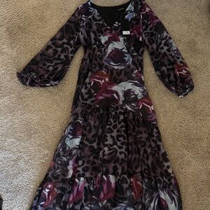 Like the Moon Purple and Black Dress